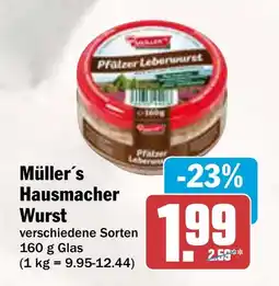 AEZ Müller's Hausmacher Wurst Angebot