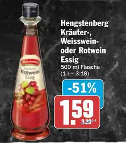 AEZ Hengstenberg Kräuter-, Weisswein- oder Rotwein Essig Angebot