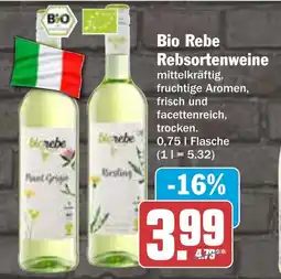 AEZ Bio Rebe Rebsortenweine Angebot