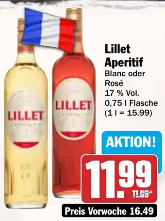AEZ Lillet Aperitif Blanc oder Rosé Angebot