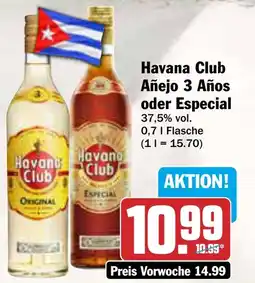 AEZ Havana Club Añejo 3 Años oder Especial Angebot