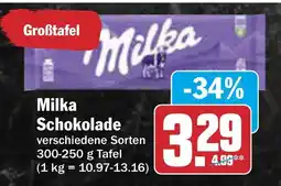 AEZ Milka Schokolade Angebot
