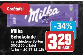 AEZ Milka Schokolade Angebot