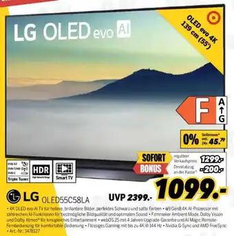 MEDIMAX LG Smart TV OLED55C58LA Angebot