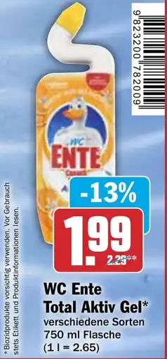 AEZ WC Ente Total Aktiv Gel Angebot