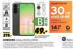 MEDIMAX SAMSUNG Galaxy A56 5G (128GB) + ALLNET-FLAT GO 30 GB Angebot
