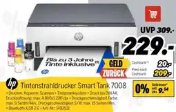 MEDIMAX hp Tintenstrahldrucker Smart Tank 7008 Angebot
