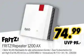 MEDIMAX FRITZ! FRITZ!Repeater 1200 AX Angebot