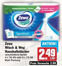 AEZ Zewa Wisch & Weg Haushaltstücher Angebot