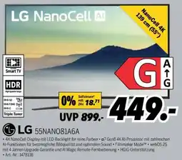MEDIMAX LG NanoCell 4K 55NANO81A6A Angebot
