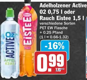AEZ Adelholzener Active 02 oder Rauch Eistee Angebot