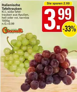 WEZ Italienische Tafeltrauben Angebot