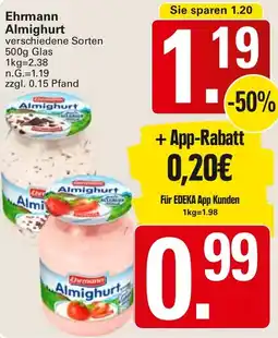 WEZ Ehrmann Almighurt Angebot