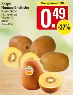 WEZ Zespri Neuseeländische Kiwi Gold Angebot