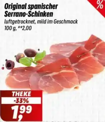 Simmel Original spanischer Serrano-Schinken Angebot