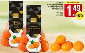 WEZ EDEKA Genussmomente Südafrikanische Mandarinen Angebot