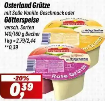 Simmel Osterland Grütze oder Götterspeise Angebot