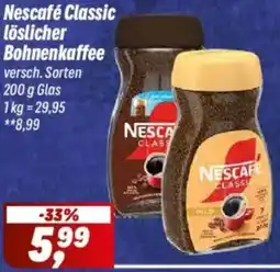 Simmel Nescafé Classic löslicher Bohnenkaffee Angebot