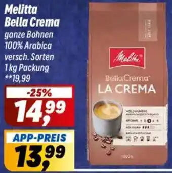 Simmel Melitta Bella Crema Angebot