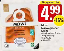 WEZ Mowi Norwegischer Lachs Angebot