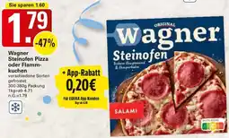 WEZ Wagner Steinofen Pizza oder Flammkuchen Angebot