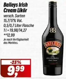 Simmel Baileys Irish Cream Likör Angebot