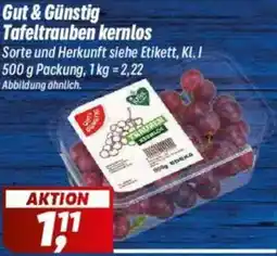 Simmel Gut &Günstig Tafeltrauben kernlos Angebot