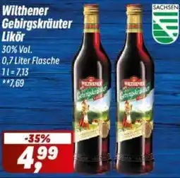 Simmel Wilthener Gebirgskräuter Likör Angebot
