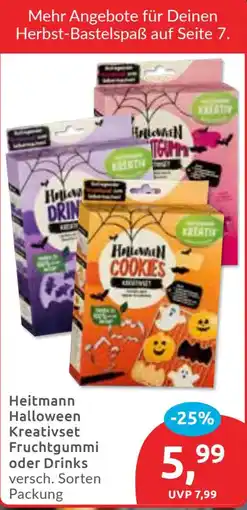 Budni Heitmann Halloween Kreativset Fruchtgummi oder Drinks Angebot