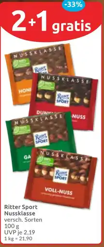 Budni Ritter Sport Nussklasse Angebot