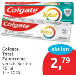 Budni Colgate Total Zahncreme Angebot