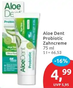 Budni Aloe Dent Probiotic Zahncreme Angebot