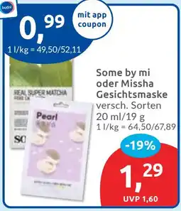 Budni Some by mi oder Missha Gesichtsmaske Angebot