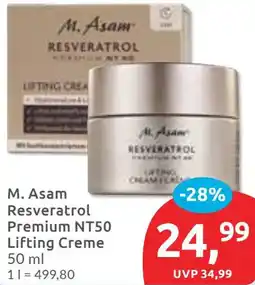 Budni M. Asam Resveratrol Premium NT50 Lifting Creme Angebot
