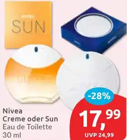 Budni Nivea Creme oder Sun Eau de Toilette Angebot