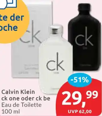 Budni Calvin Klein ck one oder ck be Eau de Toilette Angebot