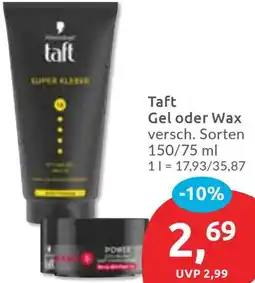 Budni Taft Gel oder Wax Angebot