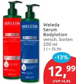 Budni Weleda Serum Bodylotion Angebot