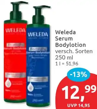 Budni Weleda Serum Bodylotion Angebot