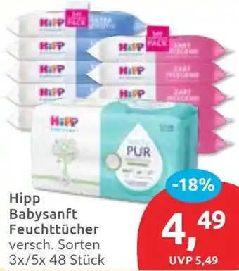Budni Hipp Babysanft Feuchttücher Angebot