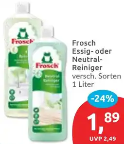 Budni Frosch Essig- oder Neutral Reiniger Angebot