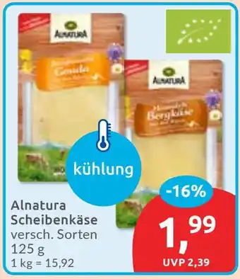Budni Alnatura Scheibenkäse Angebot