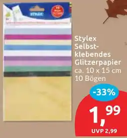 Budni Stylex Selbstklebendes Glitzerpapier Angebot