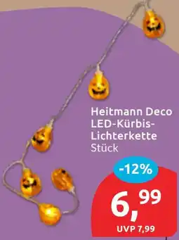 Budni Heitmann Deco LED-Kürbis Lichterkette Angebot