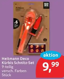 Budni Heitmann Deco Kürbis Schnitz-Set Angebot