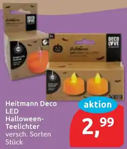Budni Heitmann Deco LED Halloween Teelichter Angebot
