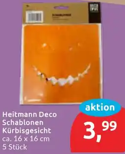 Budni Heitmann Deco Schablonen Kürbisgesicht Angebot