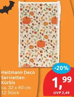 Budni Heitmann Deco Servietten Kürbis Angebot