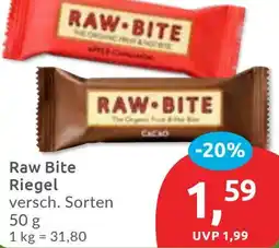 Budni Raw Bite Riegel Angebot