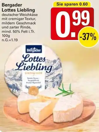 WEZ Bergader Lottes Liebling Angebot